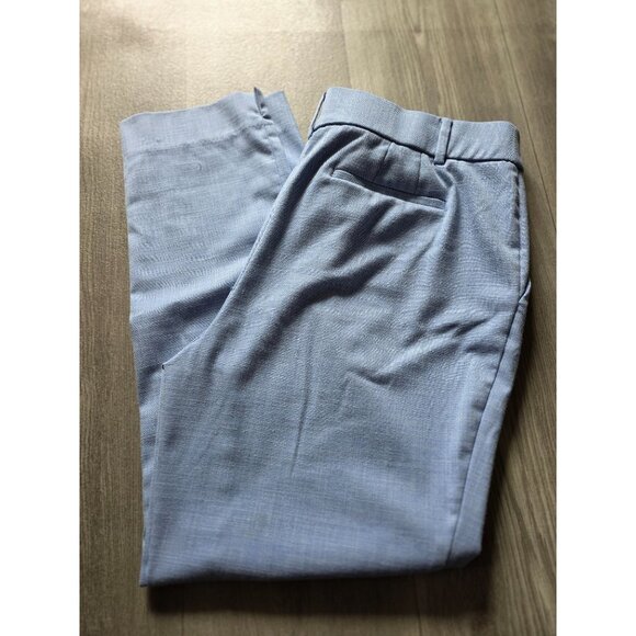 Talbots Womens Size 12 Hampshire Ankle Pants Light Blue - Picture 2 of 4